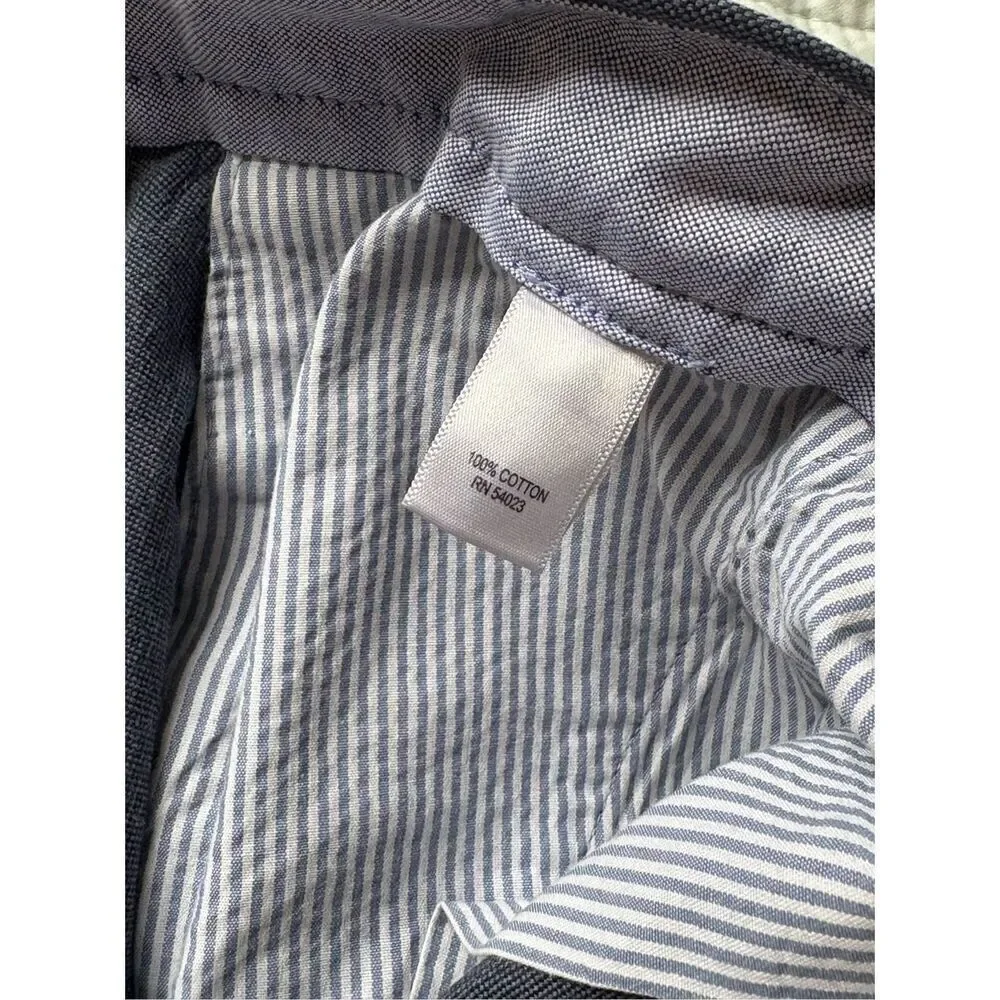 Banana Republic Straight Fit blue cotton chino pants - 36/32